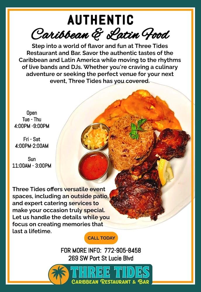 Three Tides Caribbean Restaurant & Bar Acra De Malanga