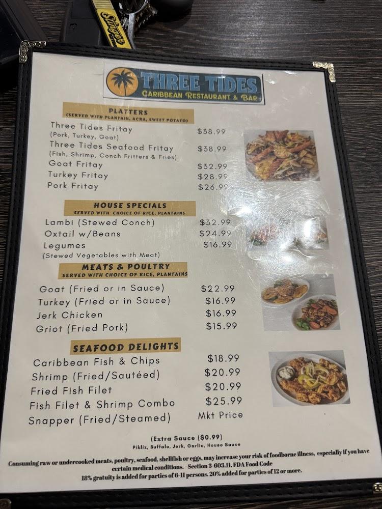 Three Tides Caribbean Restaurant & Bar Conch Fritters